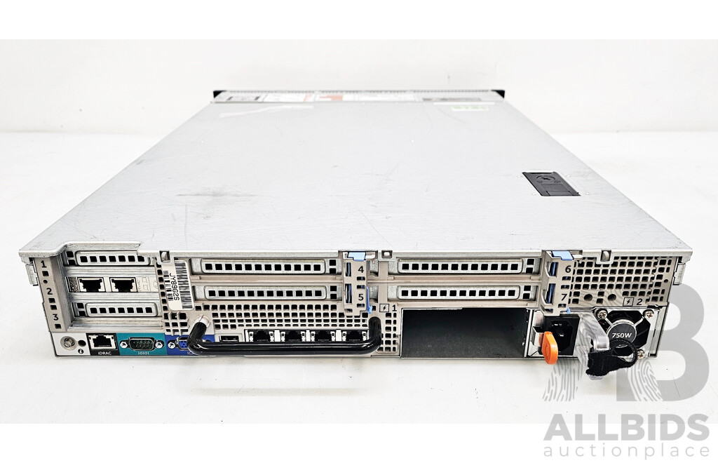 Dell (E14S) PowerEdge R720 Dual Intel Xeon (E5-2690) 2.90GHz - 3.80GHz 8-Core CPU 2RU Server W/ 128GB DDR3