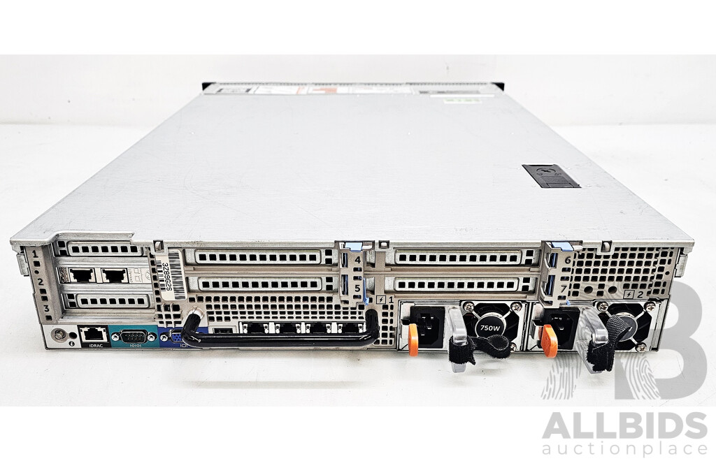 Dell (E14S) PowerEdge R720 Dual Intel Xeon (E5-2690) 2.90GHz-3.80GHz 8-Core CPU 2RU Server W/ 32GB DDR3
