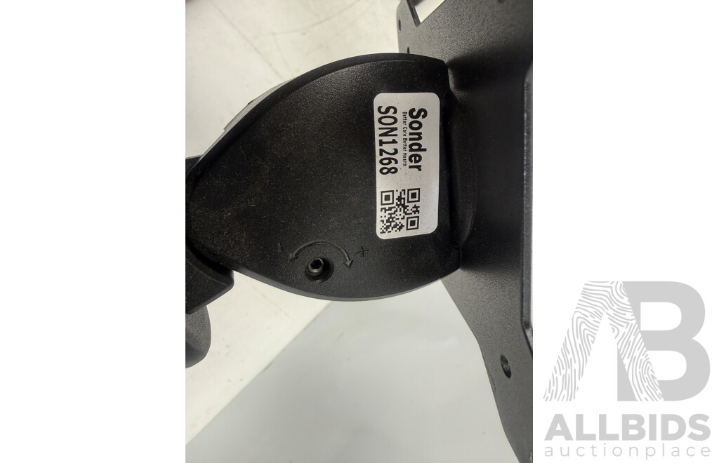 2x AOC 24 Inch E2460SD LCD Monitor + Sonder Dual Arm Monitor Stand