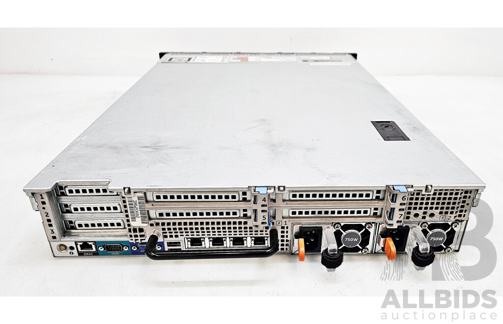 Dell (E14S) PowerEdge R720 Dual Intel Xeon (E5-2650 V2) 2.6GHz 3.4GHz 8-Core CPU 2RU Server W/ 128GB DDR3