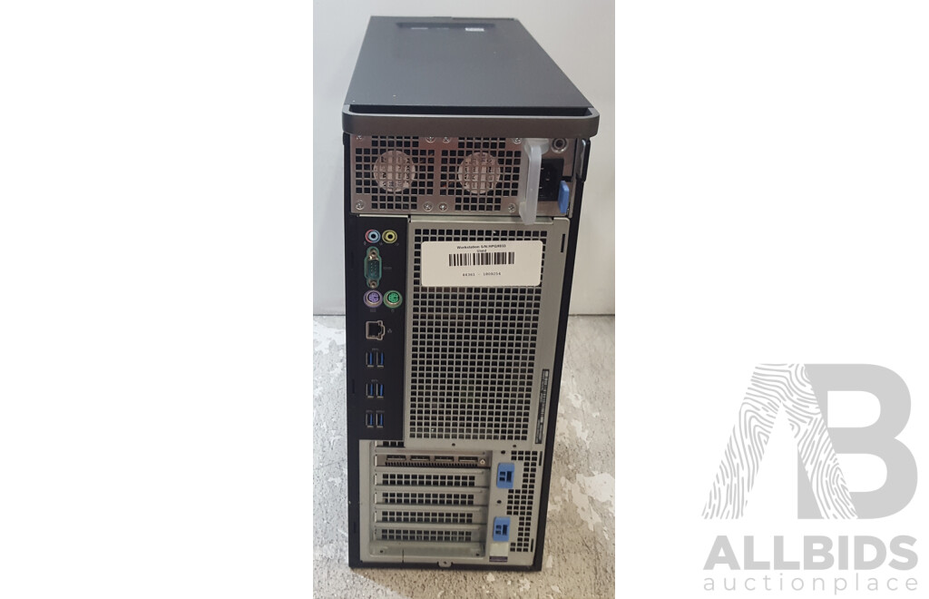 Dell Precision 5820 Tower Intel Xeon (W-2133) 3.60GHz-3.90GHz 6-Core CPU Workstation w/ AMD Radeon Pro WX 5100