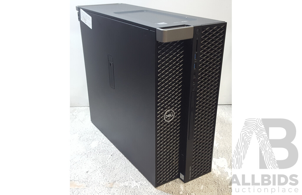 Dell Precision 5820 Tower Intel Xeon (W-2235) 3.80GHz-4.60GHz 6-Core CPU Workstation w/ 2 x AMD Radeon Pro WX 5100