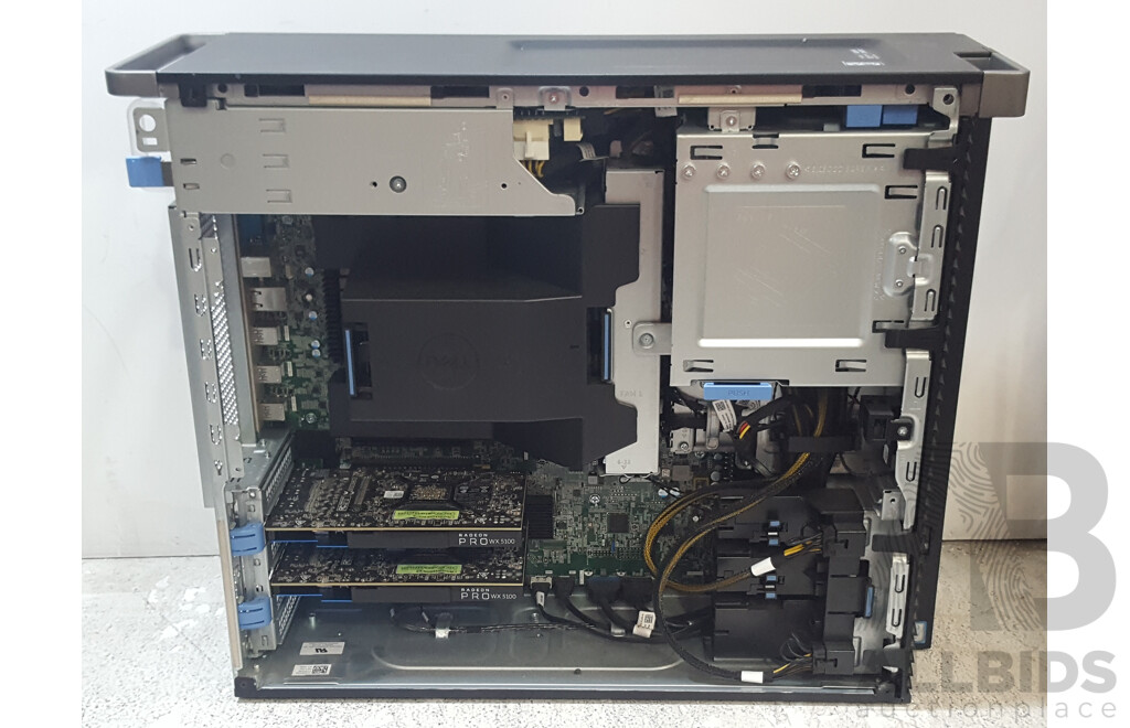 Dell Precision 5820 Tower Intel Xeon (W-2235) 3.80GHz-4.60GHz 6-Core CPU Workstation w/ 2 x AMD Radeon Pro WX 5100