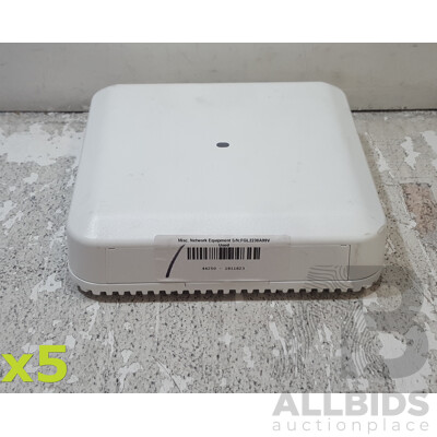 Cisco (AIR-AP3802I-Z-K9) Aironet 3802 Series 802.11ac Dual Band Access Point - Lot of Five