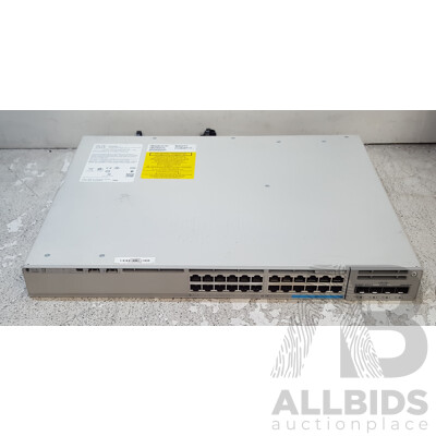 Cisco (C9200-24PXG-A) Catalyst 9200 8X 16 PoE+ 24-Port mGig Ethernet Switch