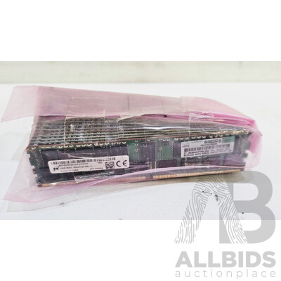 HP / Micron 16GB ECC DDR4 RDIMM RAM - Lot of 16