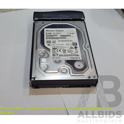 Western Digital (HUS728T8TAL5204) 8TB SAS 12Gbps 3.5-Inch Hard Drive