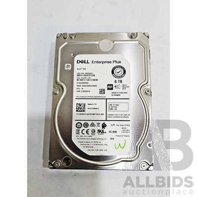 Dell (1YZ210-157) Enterprise Plus 6TB SAS 12Gbps 3.5-Inch Hard Drive