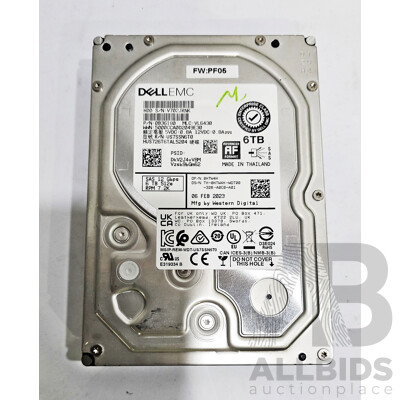 Dell EMC (0B36180) 6TB SAS 12Gbps 3.5-Inch Hard Drive
