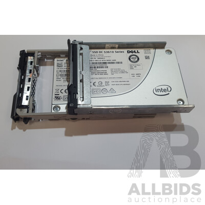 Intel SSD DC 400GB SATA 6Gbps 2.5-Inch Solid State Drive - Lot of Two