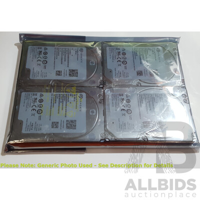Seagate (ST1800MM0018) Enterprise Performance 1.8TB 10K SAS 12Gbps 2.5-Inch Hard Drive - Lot of Four