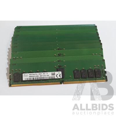 SK Hynix 16GB ECC DDR4 2933Y RDIMM RAM - Lot of 12