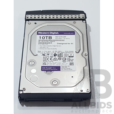 Western Digital (WD101PURP) WD Purple Pro 10TB SATA 6Gbps 3.5-Inch Hard Drive