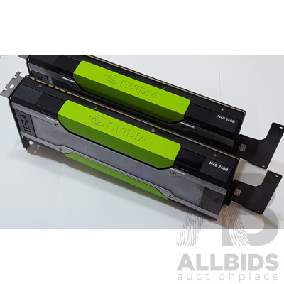 NVIDIA Tesla M40 24GB GDDR5 Graphics Card - Lot of Two