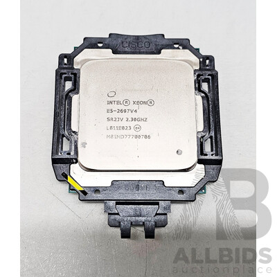 Intel Xeon (E5-2697 V4) 2.30GHz-3.60GHz 18-Core Server CPU - Lot of Four