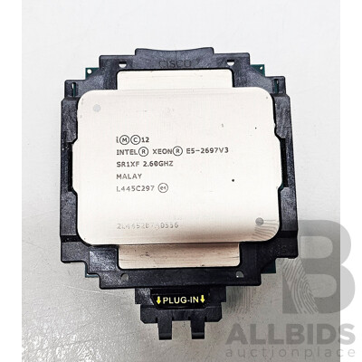 Intel Xeon (E5-2697V3) 2.60GHz-3.60GHz 14-Core Server CPU - Lot of Four