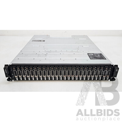 Dell (E04J) PowerVault MD3420 24-Bay SAS Hard Drive Array W/ 25.2TB of Total Storage