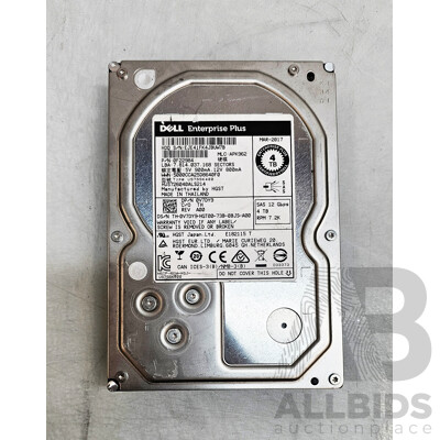 Dell (0F22984) Enterprise 4TB SAS 12Gbps 7.2K 3.5-Inch Hard Drive