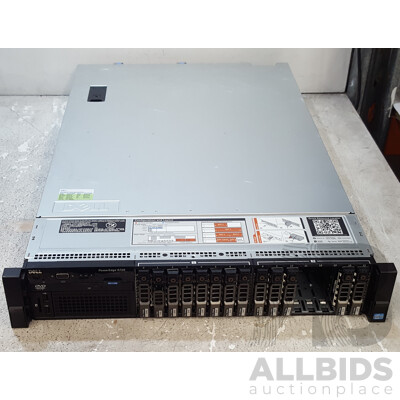 Dell PowerEdge R720 Dual Intel Xeon (E5-2665 0) 2.40GHz-3.10GHz 8-Core CPU 2RU Server w/ 96GB DDR3