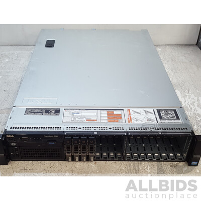 Dell PowerEdge R720 Dual Intel Xeon (E5-2660 v2) 2.20GHz-3.00GHz 10-Core CPU 2RU Server w/ 128GB DDR3