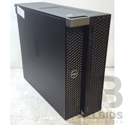 Dell Precision 5820 Tower Intel Xeon (W-2235) 3.80GHz-4.60GHz 6-Core CPU Workstation w/ 2 x AMD Radeon Pro WX 5100