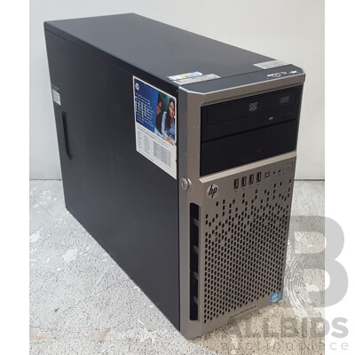 HP ProLiant ML310e Gen8 Intel Core i3 (3220) 3.30GHz 2-Core CPU Workstation
