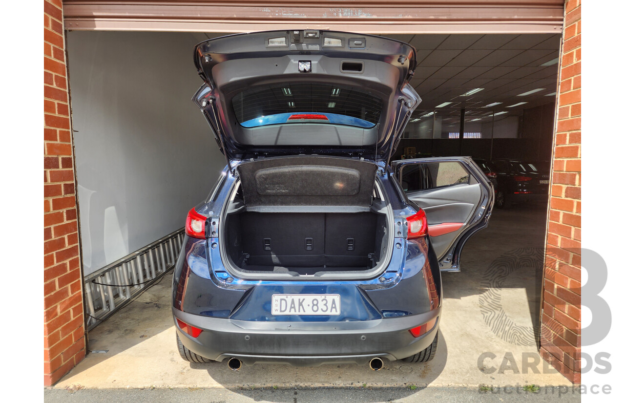 8/2015 Mazda CX-3 S-Touring DK Safety Pack 4d Wagon Deep Crystal Blue 2.0L