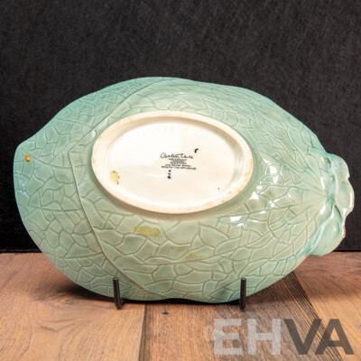 Carlton Ware Glazed Leaf Form Dish