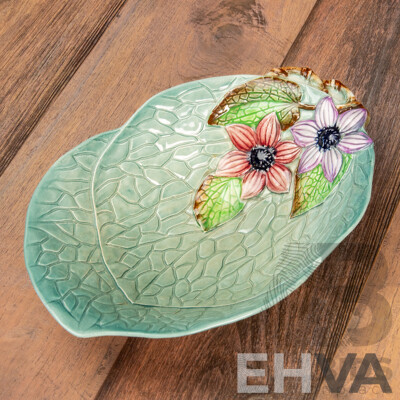 Carlton Ware Glazed Leaf Form Dish