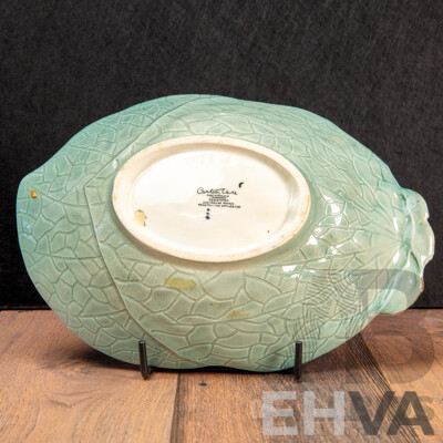 Carlton Ware Glazed Leaf Form Dish