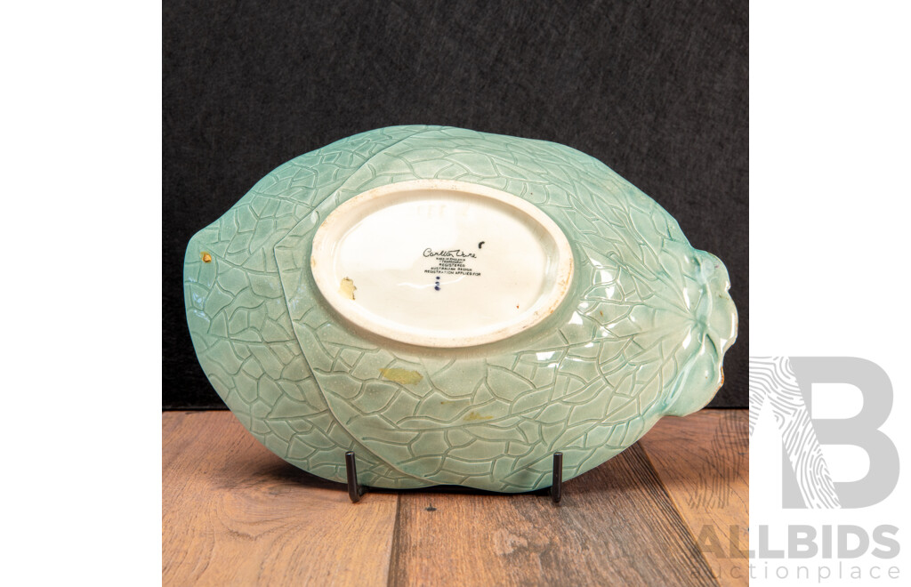 Carlton Ware Glazed Leaf Form Dish