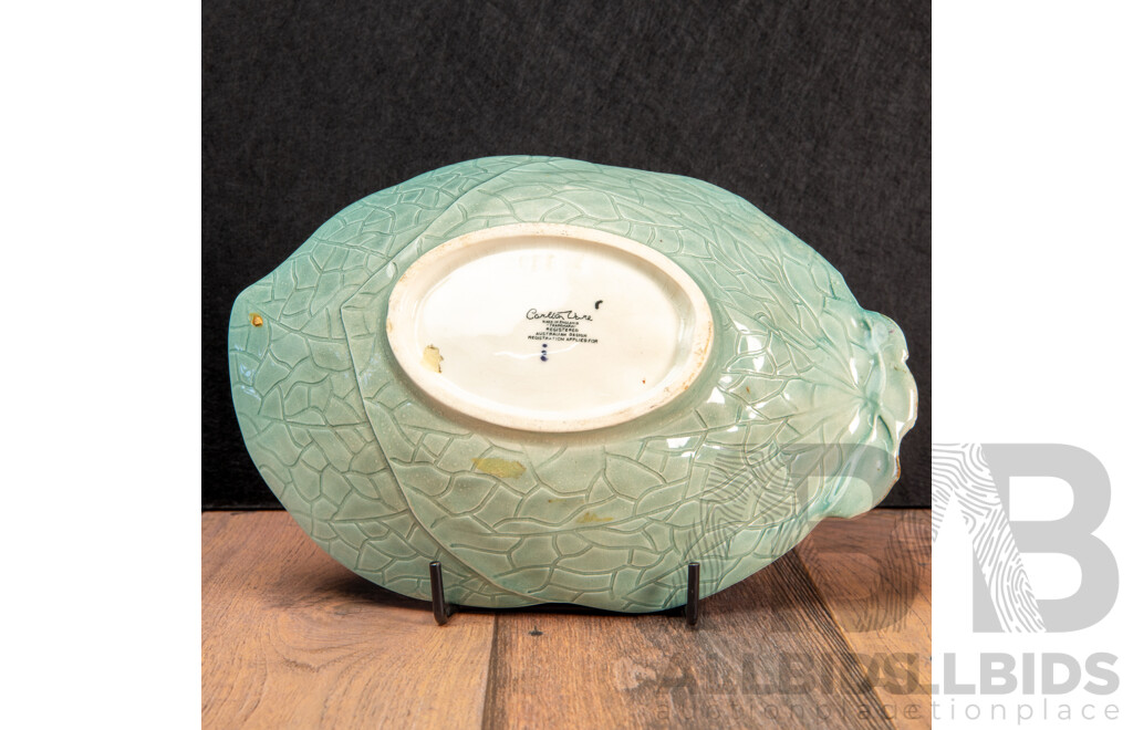 Carlton Ware Glazed Leaf Form Dish