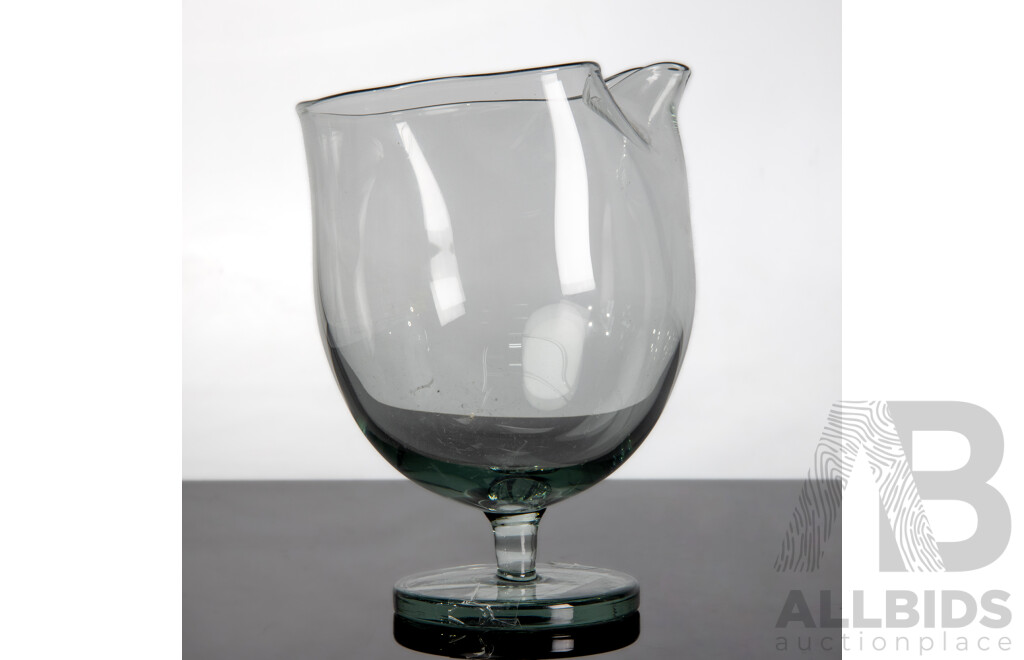 'Tivoli' Hand-Blown Glass Jug/pitcher Attributed to per Lütken for Holmegaard