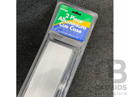 1661212 · Assorted Billiard Equipment -  Aluminium Cue Case - Lot of 10