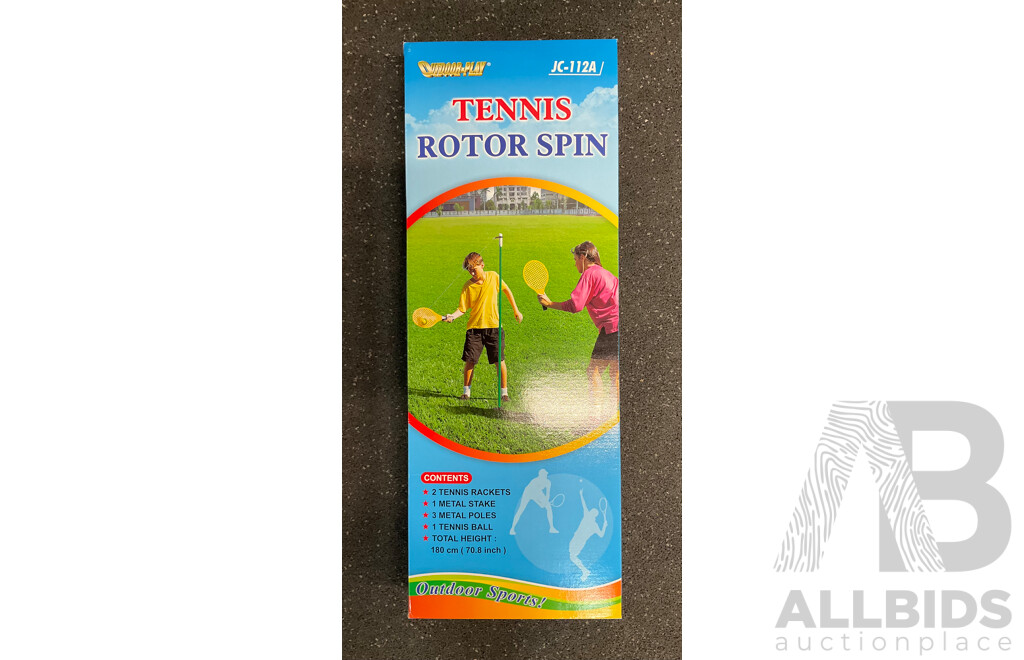 Collection of Various Sports Equipment for Tennis, Table Tennis, Basketball, Soccer, Including Various Balls,  Tennis Rotor Spin and More - Lot of 73