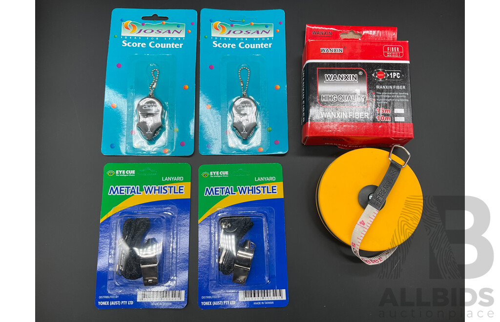 Collection of Various Sports Equipment for Golf, Tennis  Basketball, Netball, Including Various Balls, Velcro Golf Target Set and More - Lot of 25