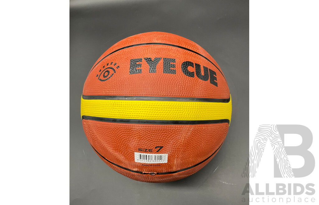 Collection of Various Sports Equipment for Golf, Tennis  Basketball, Netball, Including Various Balls, Velcro Golf Target Set and More - Lot of 25