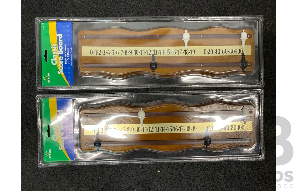 Assorted Billiard Equipment, Including Top Spin Nick Varner Cue (6x) and More  - Lot of 15