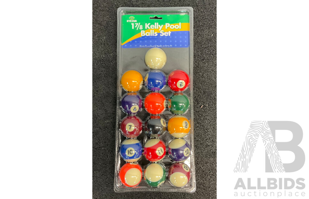 Assorted Billiard Equipment, Including Hard Rock Nick Varner Cue (6x) (6x) and More  - Lot of 15