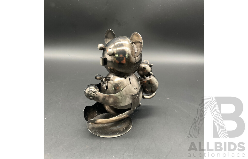 Metal ''Nuts and Bolts'' Koala Sculptures - Lot of 18