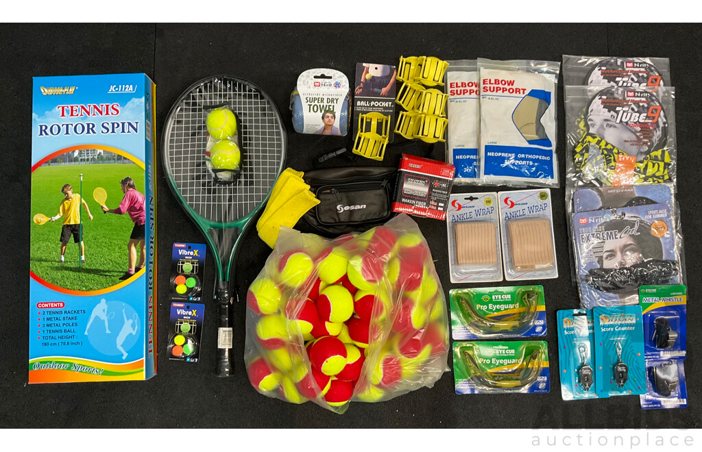 Collection of Various Sport Tennis Equipment - Lot of 92