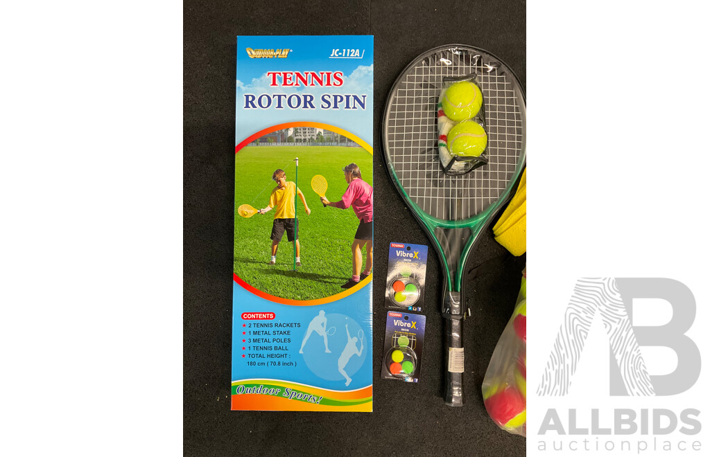 Collection of Various Sport Tennis Equipment - Lot of 92