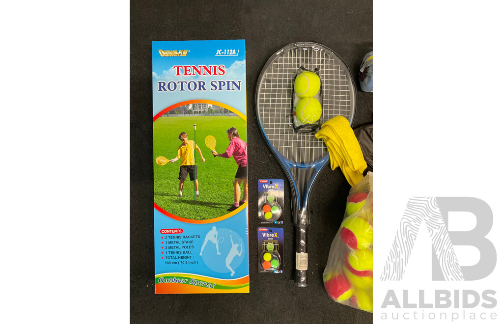 Collection of Various Sport Tennis Equipment - Lot of 92