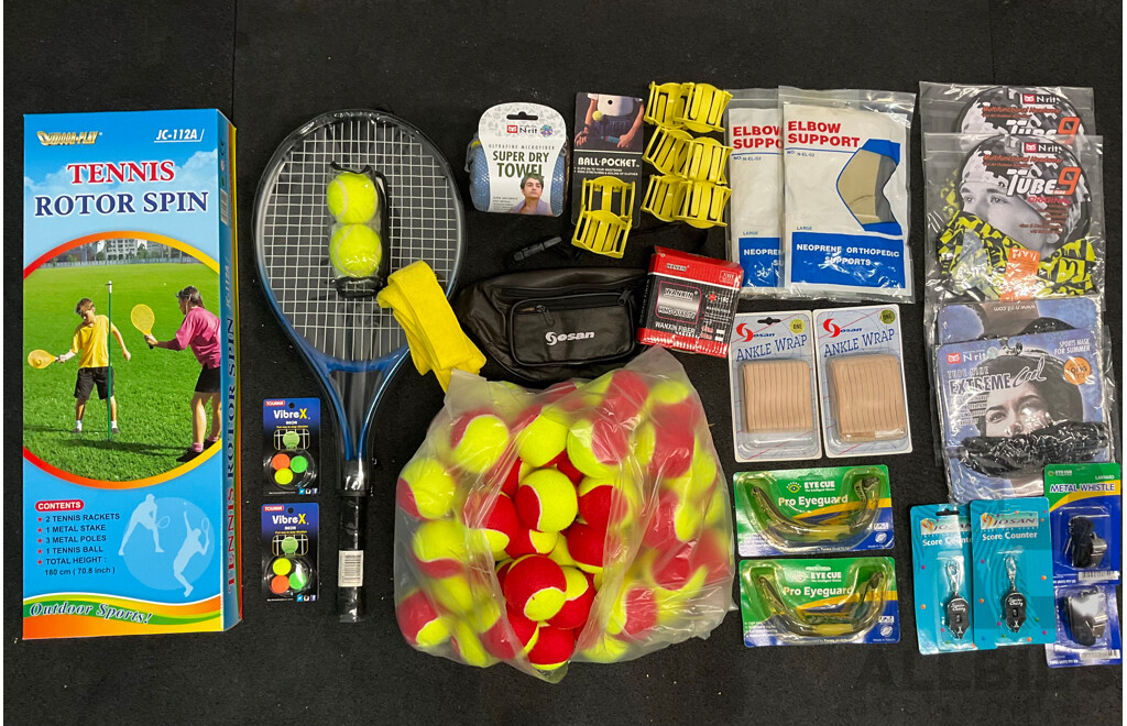 Collection of Various Sport Tennis Equipment - Lot of 92