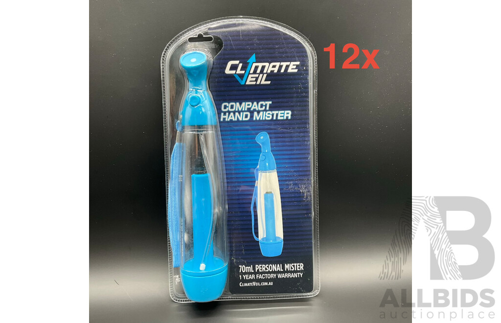 Climate Veil Compact Hand Mister - Lot of 12