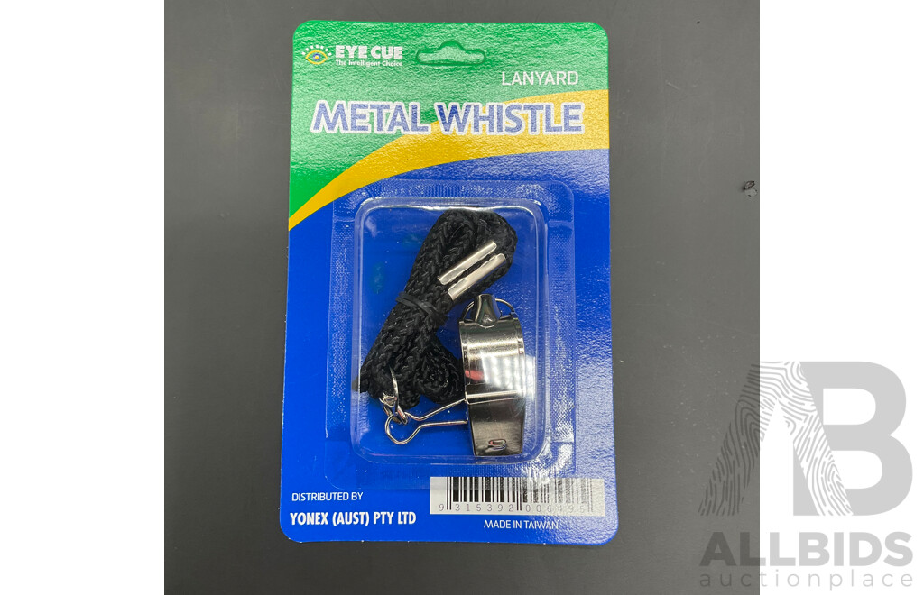 EYE CUE Metal Whistle - Lot of 72