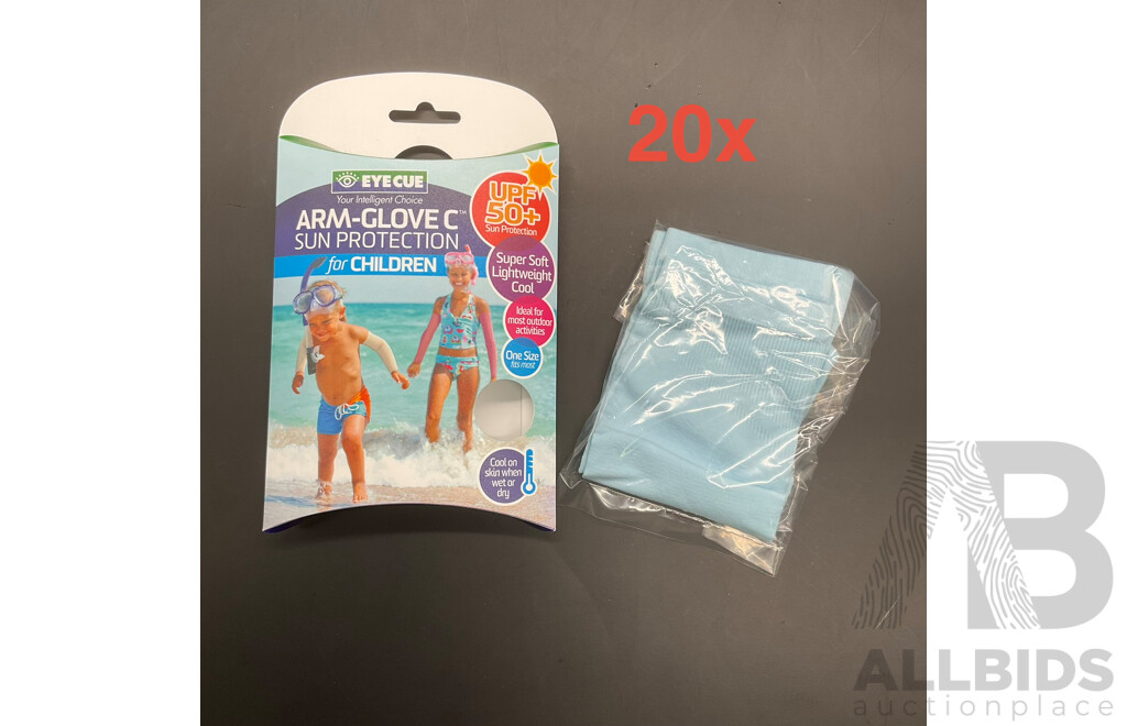 EYECUE Arm Glove - Kids (Blue) - Lot of 20