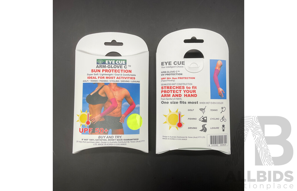 EYECUE Arm Glove - Adults (yellow) - Lot of 20