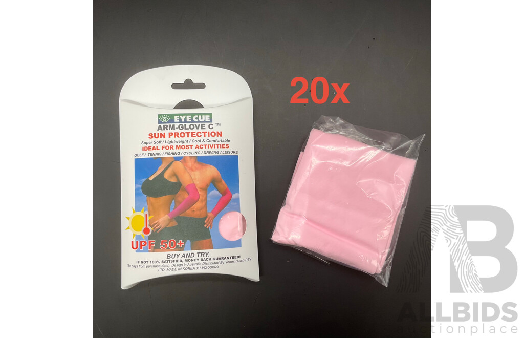 EYECUE Arm Glove - Adults (Pink) - Lot of 20