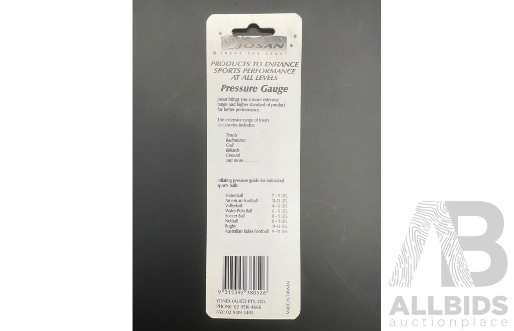 JOSAN Sport Ball Pressure Gauge Pen with Needle  - Lot of 96